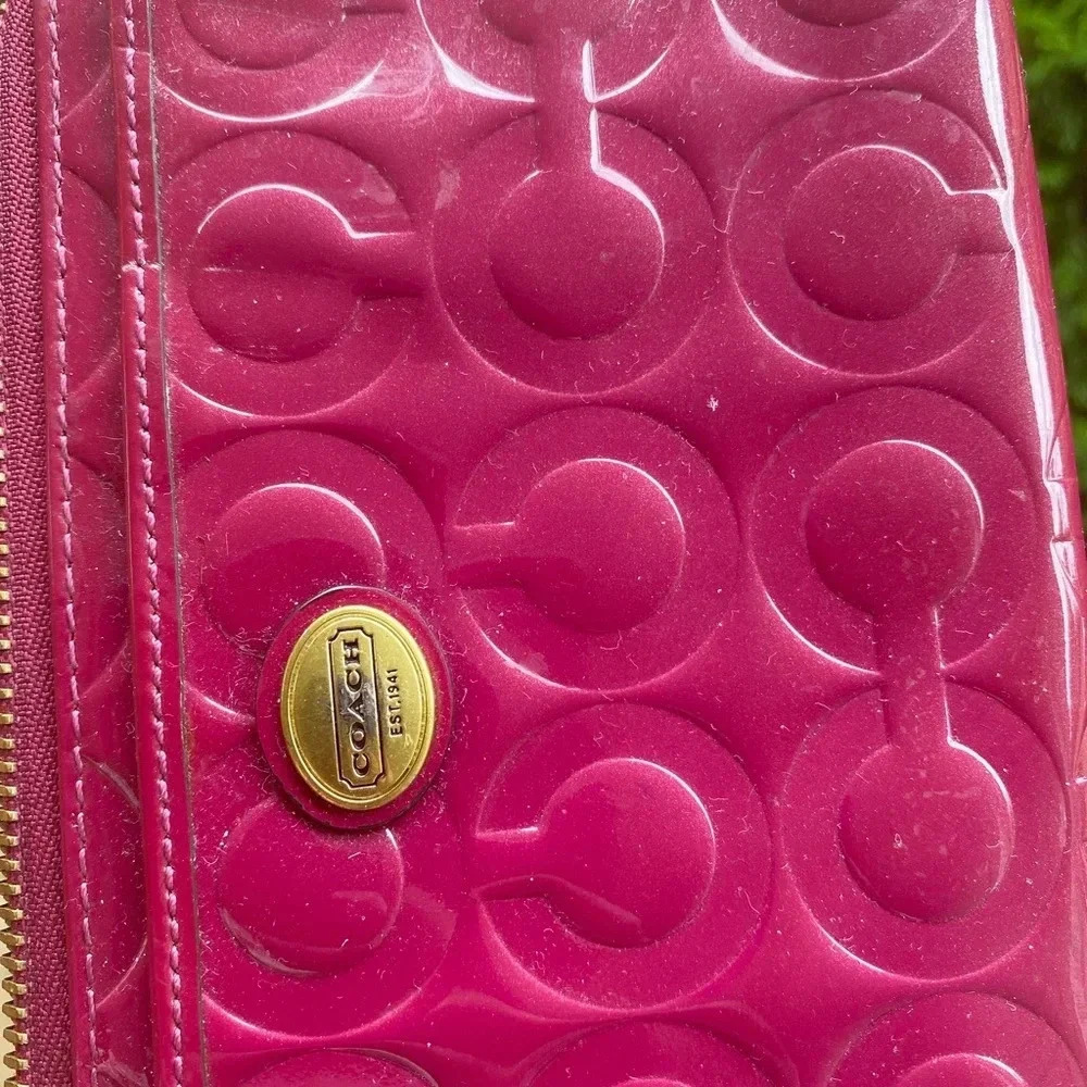 Coach CC Monogrammed Wristlet/Wallet - Picture 4 of 12